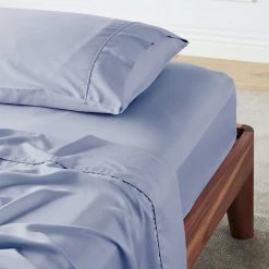 Ettitude Bamboo Sateen Pillowcase Set - Sky