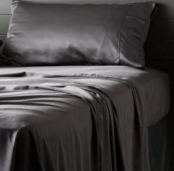 Ettitude Best Sellers Bamboo Sateen Sheet Set - Slate