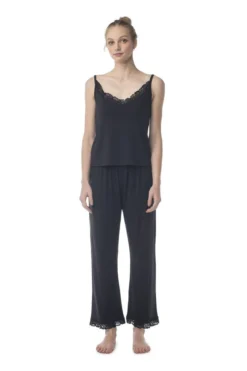 Synergy Organic Clothing Bare All Tencel Camisole - Black Sale