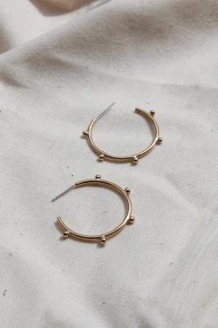 Yewo Jewelry Bentu Recycled Hoop Earrings