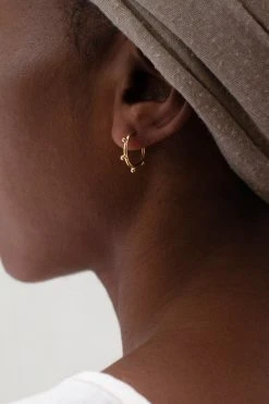 Yewo Jewelry Bentu Recycled Hoop Earrings