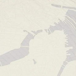 Haptic Lab Boston Map Throw Quilt