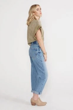ÉTICA Bryce Pinch Waist Boyfriend Jeans - Canyon Reef New Arrivals