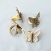 Amara Butterfly Bamboo Napkin Ring Set 2 Amara Butterfly Bamboo Napkin Ring Set
