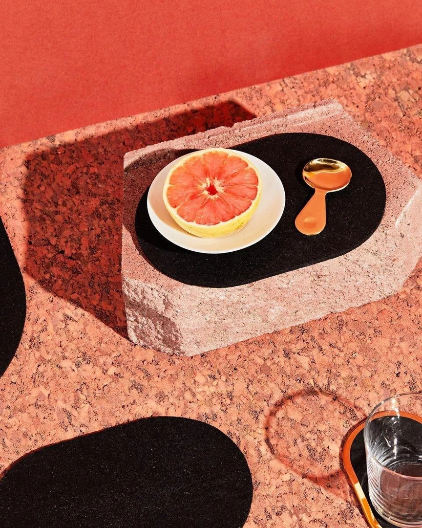 Slash Objects Office Accessories Capsule Recycled Rubber Trivet Duo - Black 5 Slash Objects Office Accessories Capsule Recycled Rubber Trivet Duo - Black