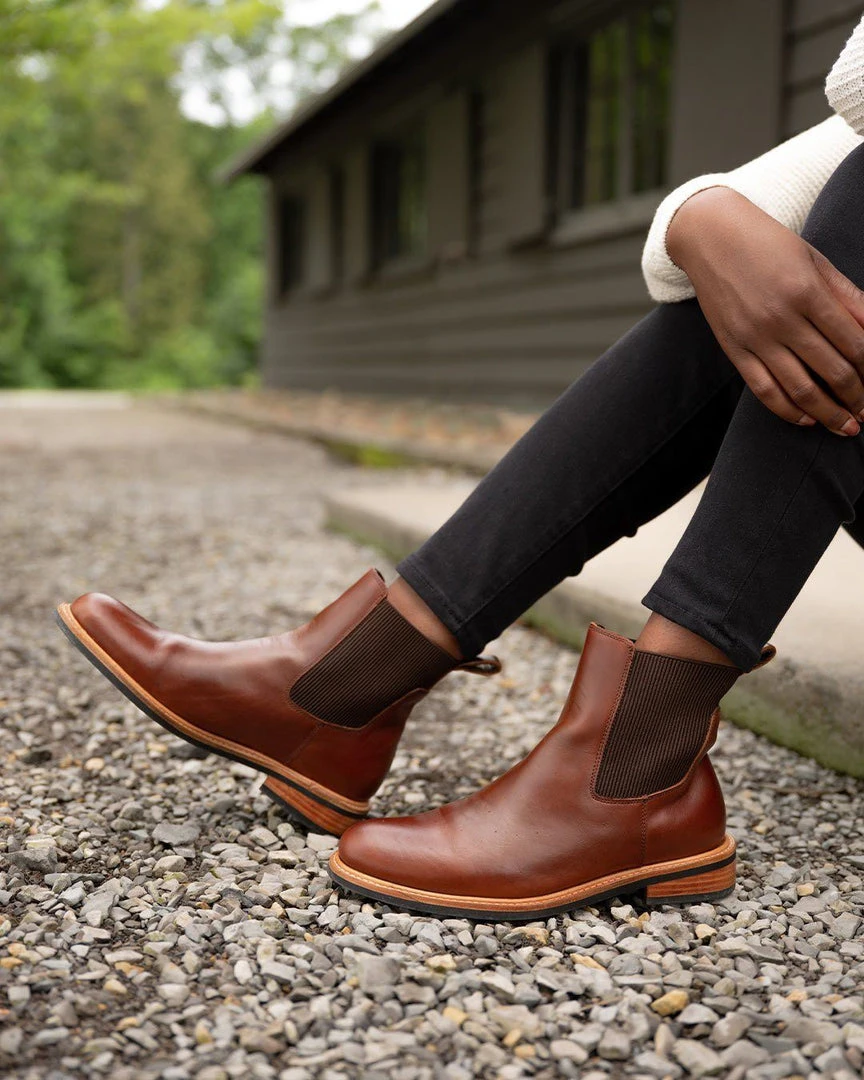 Nisolo Carmen Chelsea Boot - Brandy 8 Nisolo Carmen Chelsea Boot - Brandy