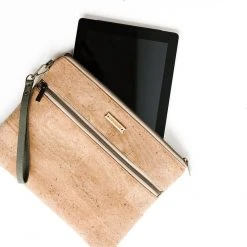 Carry Courage Inventor Cork Tablet Organizer - Natural Accessories