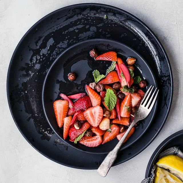 Carthage.Co Kitchen + Dining La Marsa Stoneware Dessert Plate Set 4 Carthage.Co Kitchen + Dining La Marsa Stoneware Dessert Plate Set