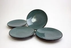 Carthage.Co Zaghwan Stoneware Dessert Plate Set Kitchen + Dining