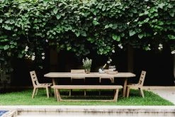 Masaya & Co. Furniture Casares Teak Dining Table With Slatted Top