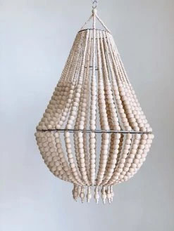 Ceremonia Beaded Chandelier - Natural
