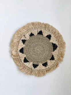 Ceremonia Sumba Raffia Fringe Wall Charger Best Sellers