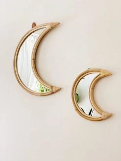 Ceremonia Rattan Crescent Moon Mirror Best Sellers