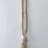 Ceremonia Home Goods Conus Shell Beaded Tassel - Natural