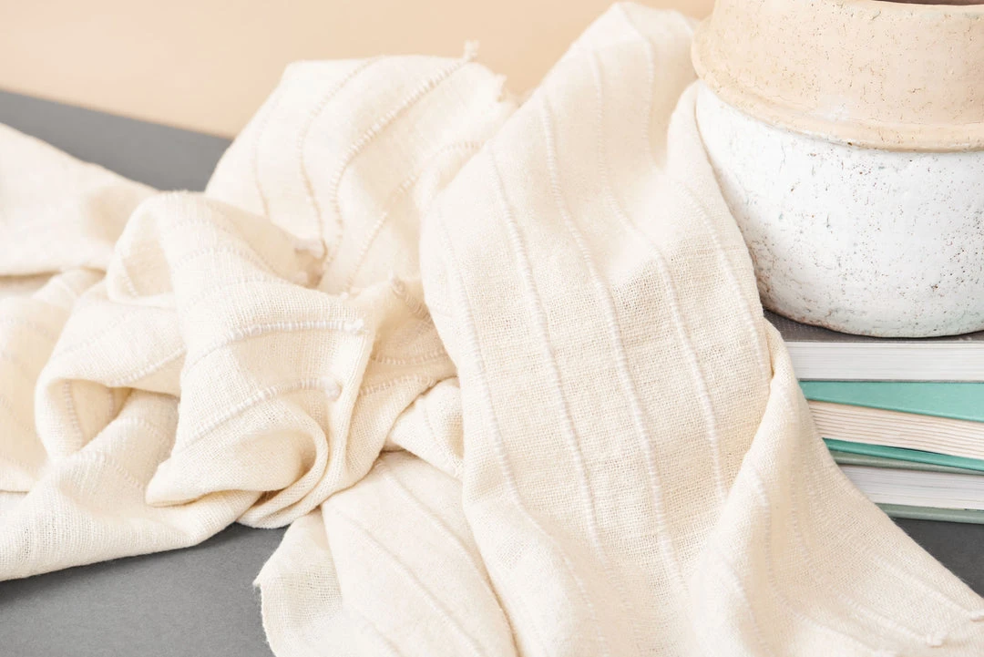 Studio Variously Chalk Merino Throw Blanket 19 Studio Variously Chalk Merino Throw Blanket