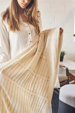 Studio Variously Chalk Merino Throw Blanket 26 Studio Variously Chalk Merino Throw Blanket