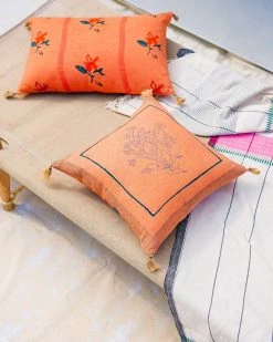 Soil To Studio Chhavi Linen Throw Pillow Cover - Orange Best Sellers 12 Soil To Studio Chhavi Linen Throw Pillow Cover - Orange Best Sellers