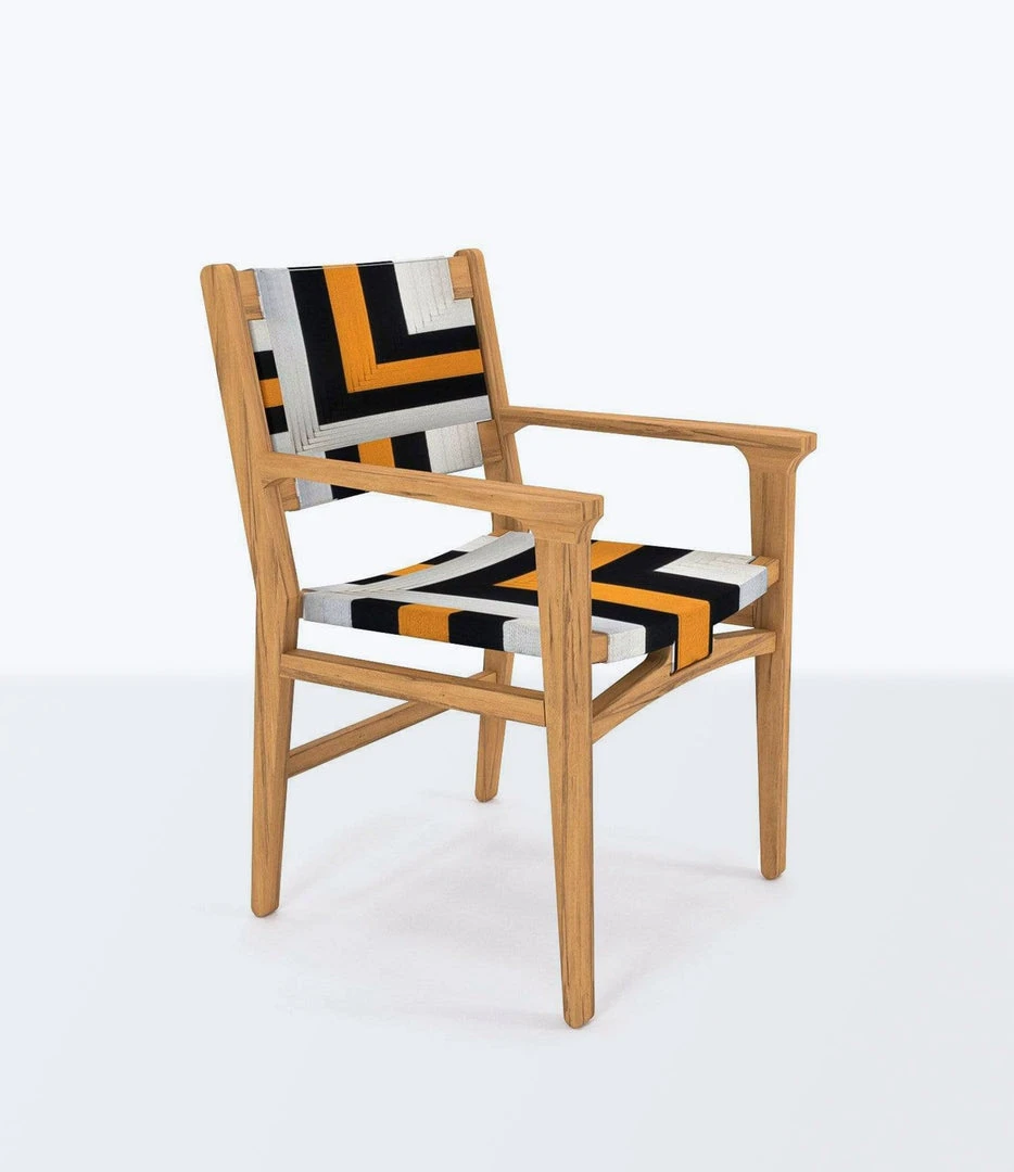 Masaya & Co. Furniture Chontales Arm Chair - Queen Bee Pattern 4 Masaya & Co. Furniture Chontales Arm Chair - Queen Bee Pattern