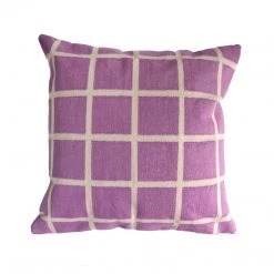 Leah Singh New Arrivals Circle Grid Reversible Throw Pillow Cover