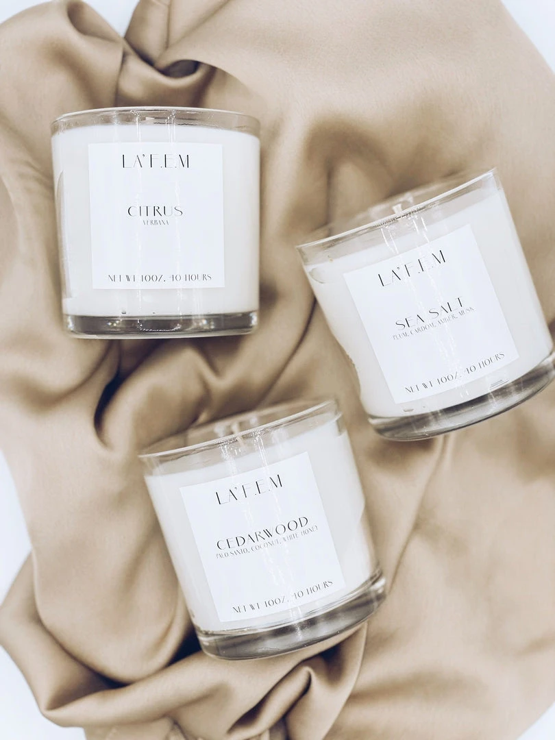 La' F.E.M. Citrus Candle Candles 5 La' F.E.M. Citrus Candle Candles