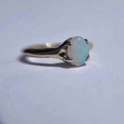 Iron Oxide Classic Oval Opal Ring