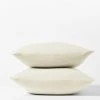 Coyuchi Cloud Brushed Flannel Pillowcases - Undyed Home Goods