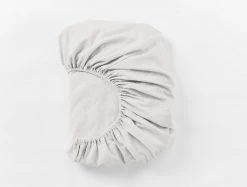 Coyuchi Cloud Brushed Flannel Sheet Set - Alpine White