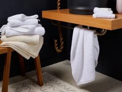Coyuchi Cloud Loom Towels - Alpine White