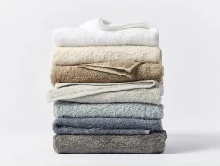 Coyuchi Home Goods Cloud Loom Towels - Steel Blue