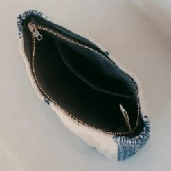 MZ Fair Trade Clouds Wool Clutch Bag