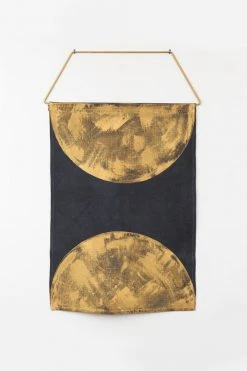 Conejo & Co Home Goods Mono Wall Hanging - Gold