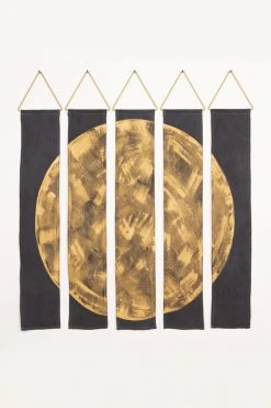 Conejo & Co Home Goods Oso Wall Hanging - Gold