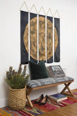 Conejo & Co Home Goods Oso Wall Hanging - Gold