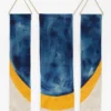 Conejo & Co Zorro Wall Hanging - Blue, Yellow And Beige 1 Conejo & Co Zorro Wall Hanging - Blue, Yellow And Beige