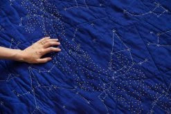 Haptic Lab Home Goods Constellation Quilt - Cobalt