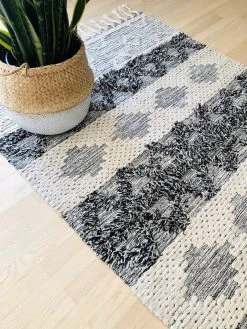 Amante Marketplace Shaggy Black Rug Home Goods