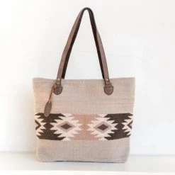 MZ Fair Trade Accessories Coyote Wool Tote Bag