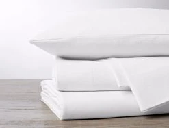 Coyuchi Cloud Brushed Flannel Sheet Set - Alpine White