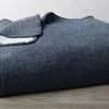 Coyuchi Home Goods Cozy Cotton Baby Blanket - Moonlight Blue 1 Coyuchi Home Goods Cozy Cotton Baby Blanket - Moonlight Blue