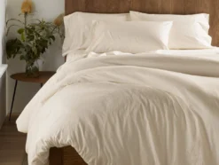 Coyuchi Sateen Pillowcase Set - Undyed Fair Trade