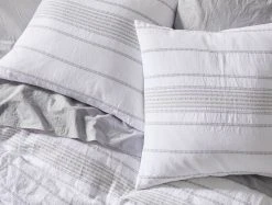Coyuchi Rippled Stripe Duvet Cover