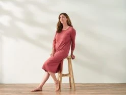 Coyuchi Best Sellers Solstice Nightgown - Rosehip