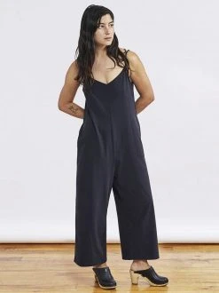 Coyuchi Best Sellers Solstice Romper - Deep Graphite