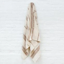 Creative Women Aden Bath Towel - Natural + Stone