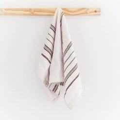 Creative Women Home Goods Avery Tea Towel - Gray