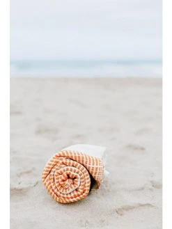 Creative Women Camden Bath Towel - Tangerine + Azure Home Goods