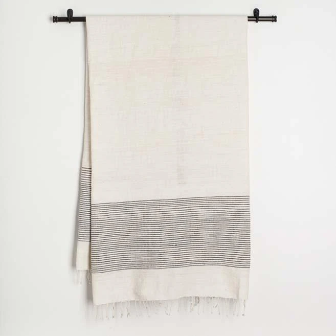 Creative Women Home Goods Riviera Bath Towel - Gray 4 Creative Women Home Goods Riviera Bath Towel - Gray