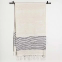 Creative Women Home Goods Riviera Bath Towel - Navy 7 Creative Women Home Goods Riviera Bath Towel - Navy