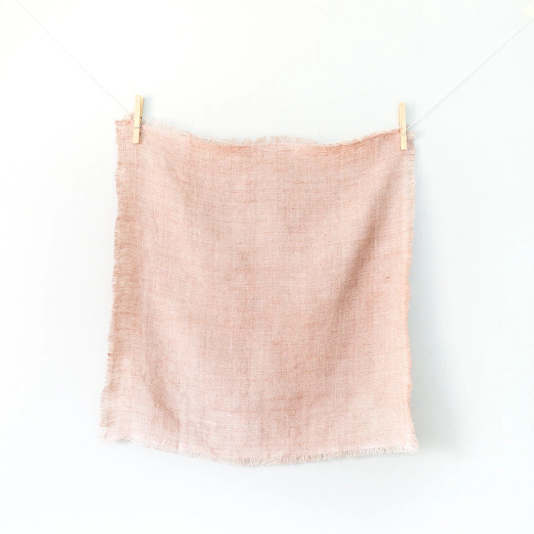 Creative Women Stone Washed Linen Napkin - Blush 5 Creative Women Stone Washed Linen Napkin - Blush