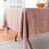 Creative Women Best Sellers Stone Washed Linen Tablecloth - Ash Rose